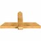 Ekena Millwork Eugene Rough Sawn Timber Gable Bracket, Western Red Cedar, 48"W x 26"H x 4"D x 6"F, 13/12 Pitch GBW048X26X0406EUG00RWR - alternate 2